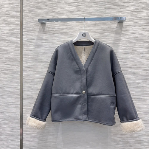 Loewe 100% PU Leather Garment, Classic & Fashionable Design