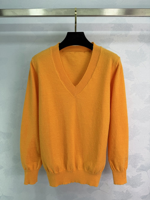 Fendi V-Neck Knit Sweater, Comfortable and Versatile