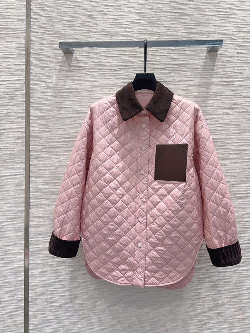 Loewe Fashionable Coat, Stylish and Tall, Good Fabric