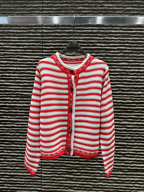 Dior New Chinese New Year Red Cardigan Sweater
