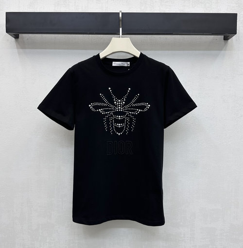 Dior Round-neck Rivet Sleeveless Top with Logo Pattern, Pleasant and Fashion - forward