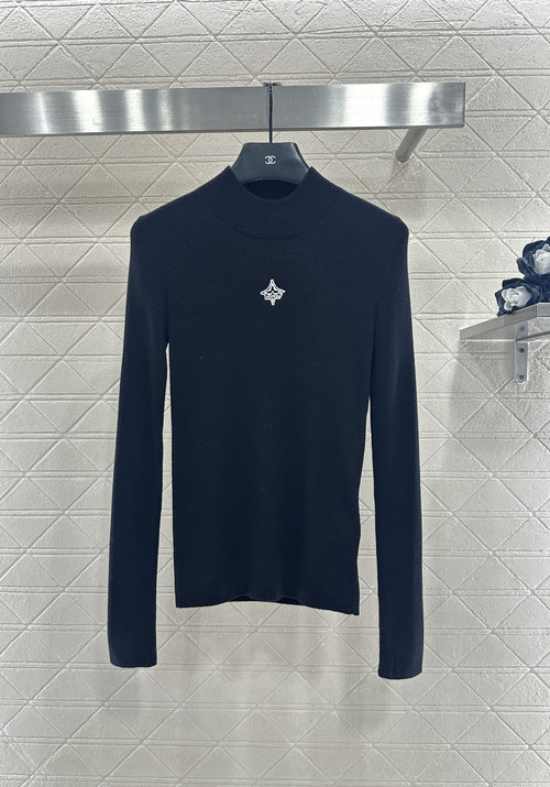 Louis Vuitton Ski Series Knit Pullover with Four-Leaf Clover Emblem