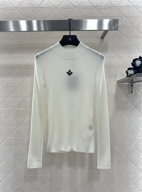Louis Vuitton Ski Series Knit Pullover with Four-Leaf Clover Emblem