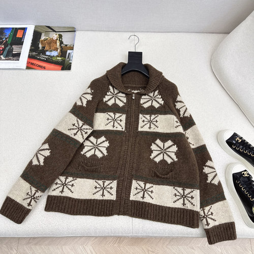 Polo Ralph Lauren Fair Isle Knit Cardigan, Loose Fit, Warm Wool, Classic Design