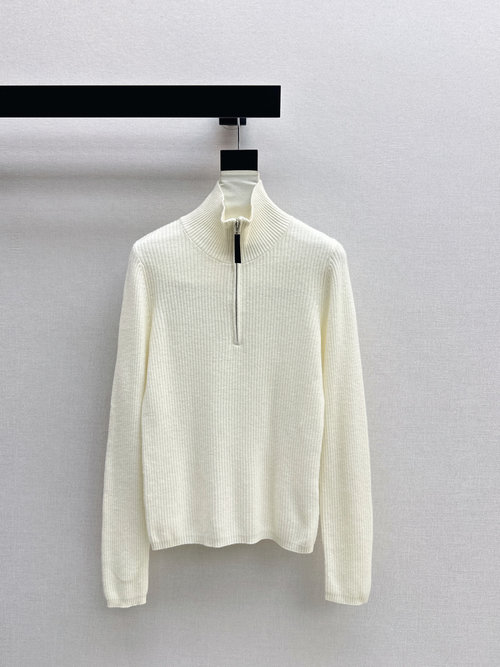 Brunello Cucinelli Exclusive Collared Half-Open Sweater for Daily Wear