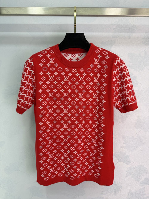 Louis Vuitton Timeless Clover and Logo Embroidered Wool Sweater