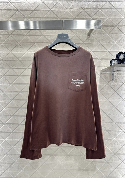 Dior Oversized Distressed Long-Sleeve Top with Letter Print Design