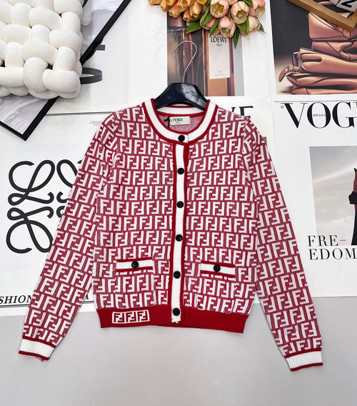 Dior FF Collection Knit Cardigan, Elegant, Warm, and Fashionable