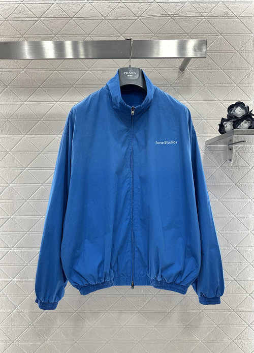 Dior Oversized Zippered Jacket in Royal Blue, Stylish and Comfortable