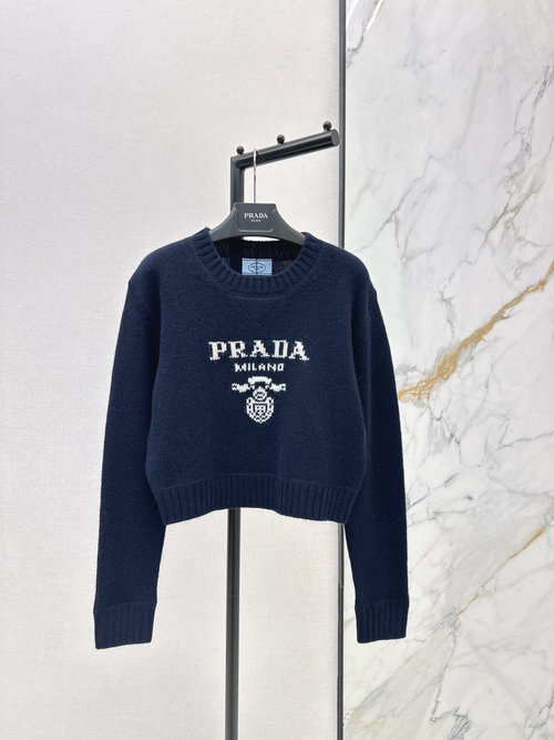 Prada PD Cashmere Sweater, Simple and Streamlined