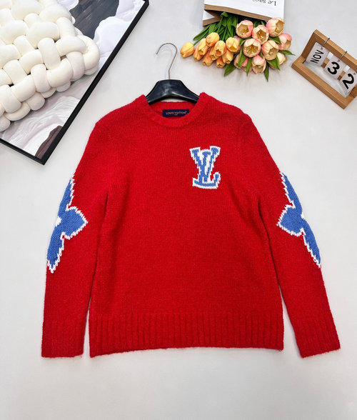 Louis Vuitton Ski Series Monogram Jacquard Wool Sweater