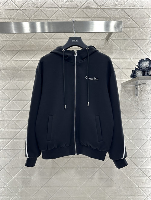 Dior Customized YB Hooded Zipper Sweatshirt, Displaying Style and Versatility