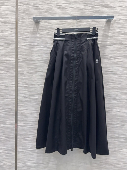 Dior Trendy Single-Color Skirt in Imported Fabric