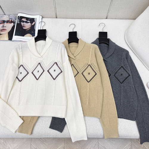 Polo Ralph Lauren Exclusive Checked Knitted Sweater with Vintage Style