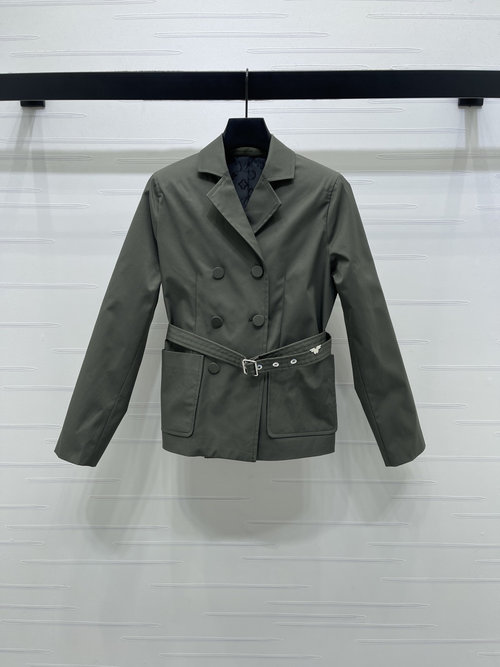 Louis Vuitton Lapel Belted Blazer