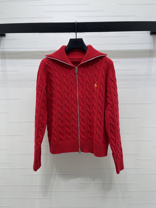 Polo Ralph Lauren Original High-Quality Knit Cardigan with Horse Logo