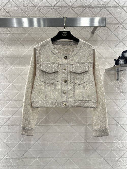 Louis Vuitton Custom Off-White YB Twill Cotton Denim Jacket and Trousers Set