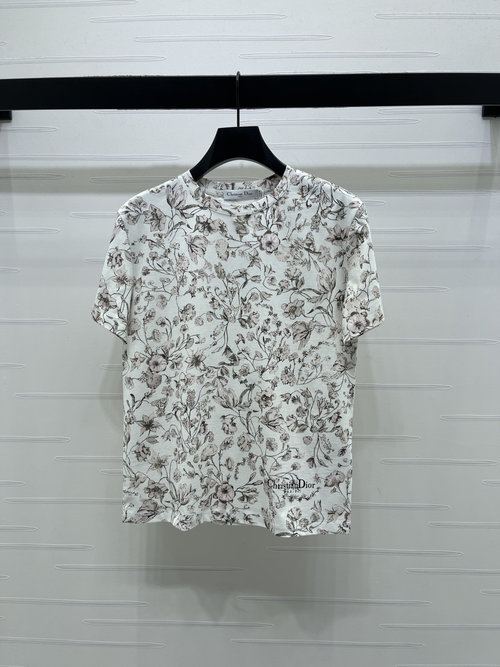 Dior New Arrival: Forest Print Short Sleeve T-Shirt