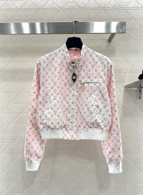 Louis Vuitton New Reversible Printed Zipper Jacket with Sophisticated Design