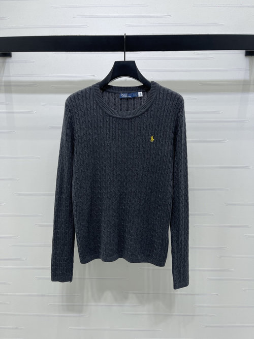 Polo Ralph Lauren Premium Knitted Sweater with Embroidered Logo