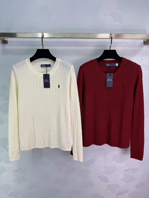 Polo Ralph Lauren Soft and Exquisite Embroidered Logo Knit Sweater