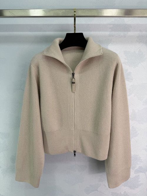 Brunello Cucinelli Versatile Styling Double-Zippered Short Cardigan