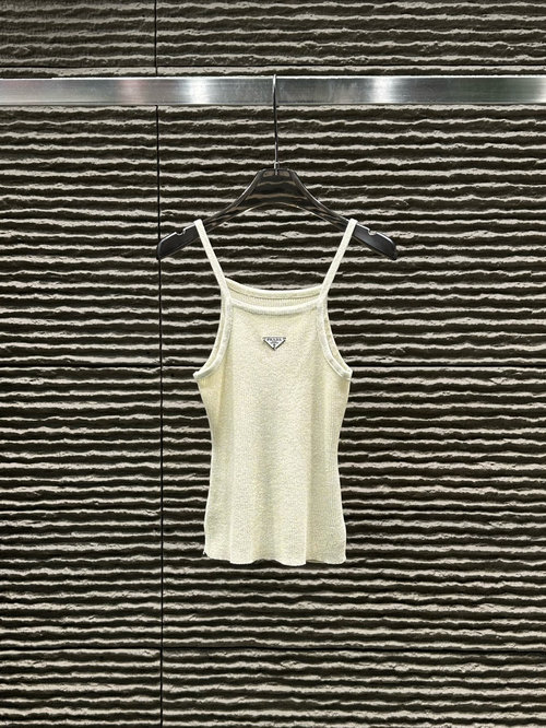 Prada Classic Triangle - Logo Knit Sling