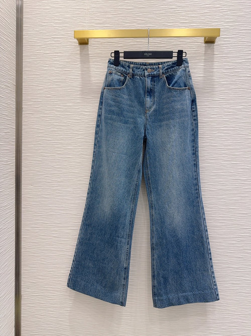 Celine High-Edition Denim Set with Stylish Jacket and Pants