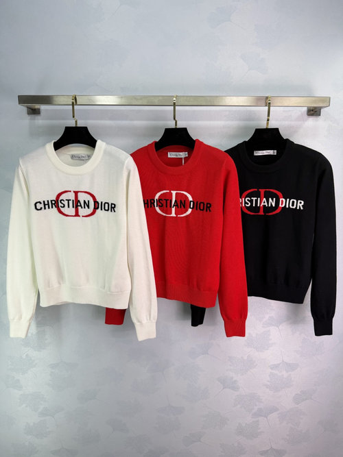Dior Classic CD Logo Knit Sweater for Style