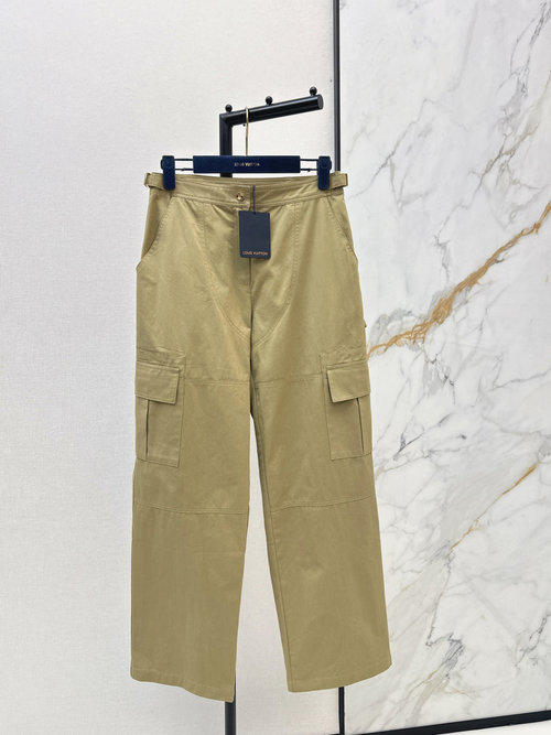 Louis Vuitton Military-style Trousers with Adjustable Waist