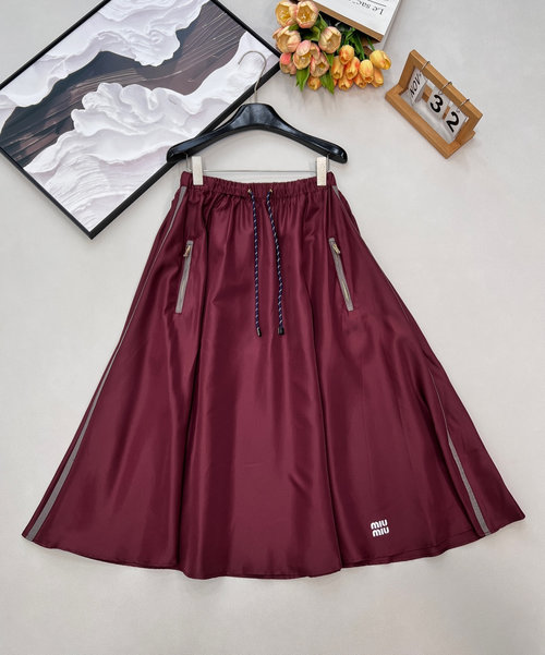 Miu Miu Lightweight Nylon Lettered Sun-Protective Dress, Retro Colors