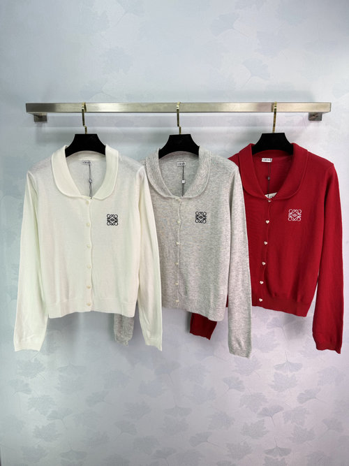 Loewe Classic Logo Knit Cardigan for Commuting
