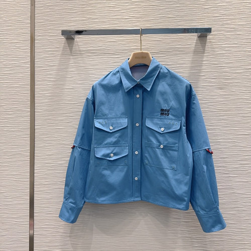 Miu Miu Sophisticated Knitted Blouse and Skirt Set in Imported Fabric