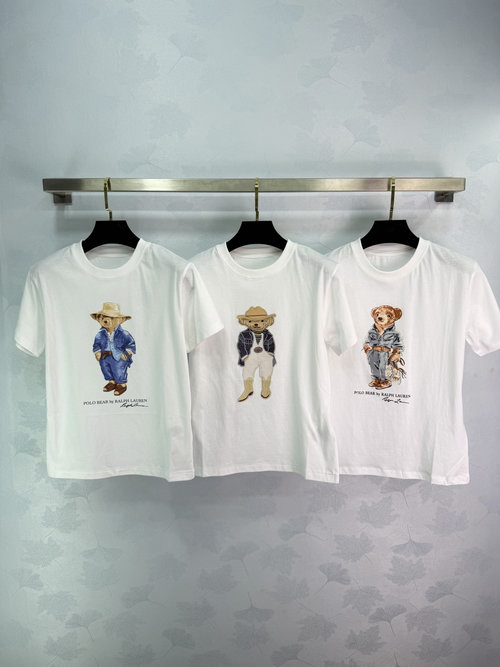 Polo Ralph Lauren Cute Bear T-Shirts in Fresh Colors