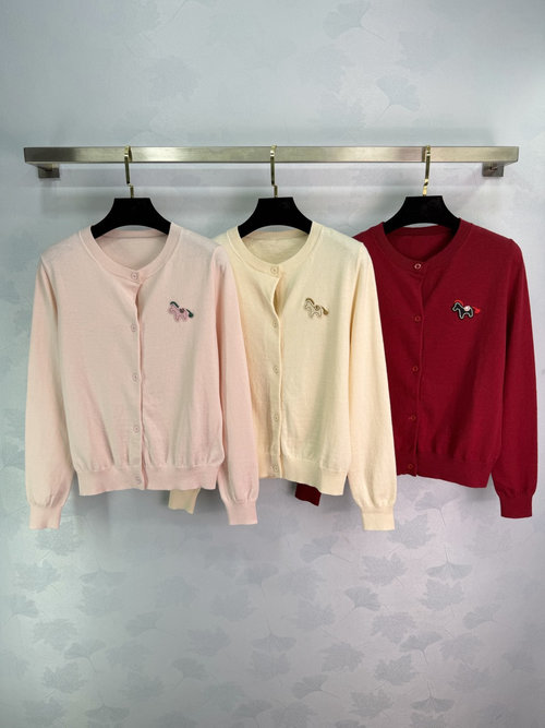 Gucci Limited Zodiac Wool Cardigan with Pony Badge