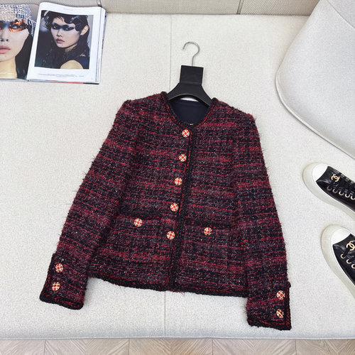 Chanel Early Spring Chanel-Style Tweed Coat