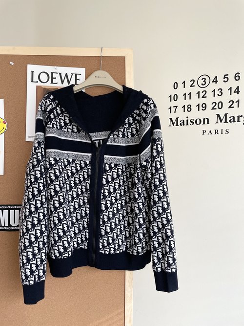 Dior Double-Sided Jacquard Fashionable Sweater