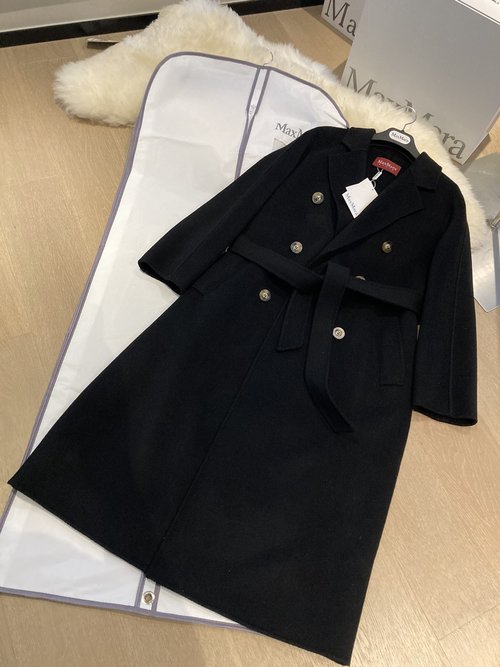 Max Mara High - end Cashmere - Wool Blend Coat