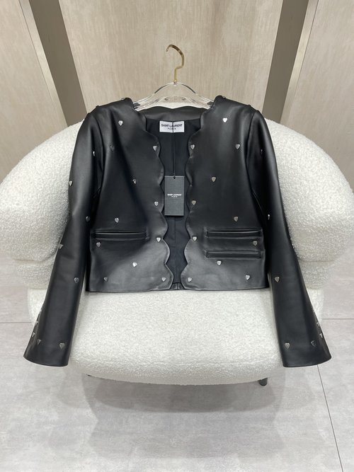 Yves Saint Laurent Sheepskin Workmanship Small Coat with Excellent Fit