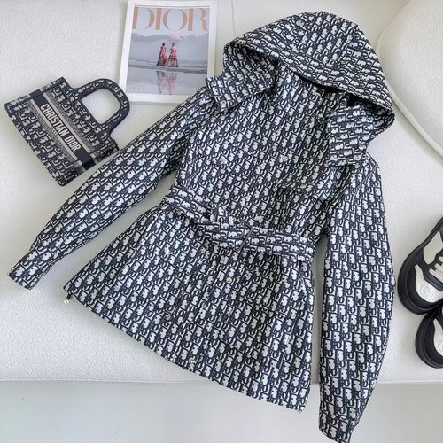 Dior Exclusive Full-D Jacquard Hooded Jacket with Sophisticated Design