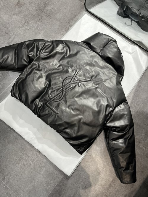 Yves Saint Laurent Yves Saint Laurent Suede Waxed Cowhide Jacket with Natural Texture