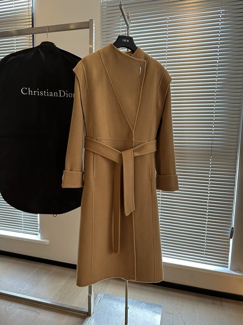 Dior DIOR Retro Series High-quality Cashmere Coat with Details