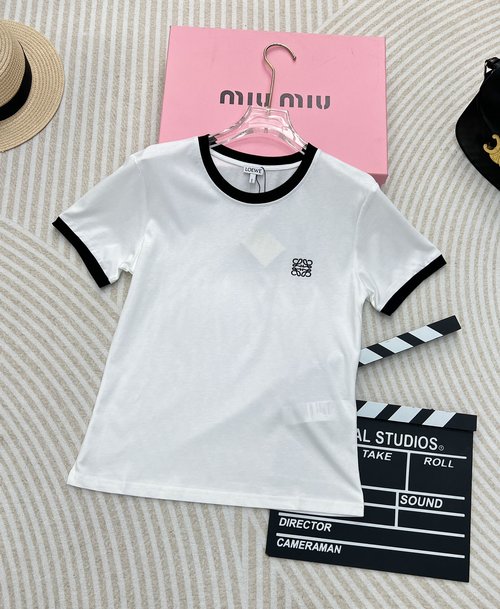 Loewe Classic Embroidered Cotton T-Shirt