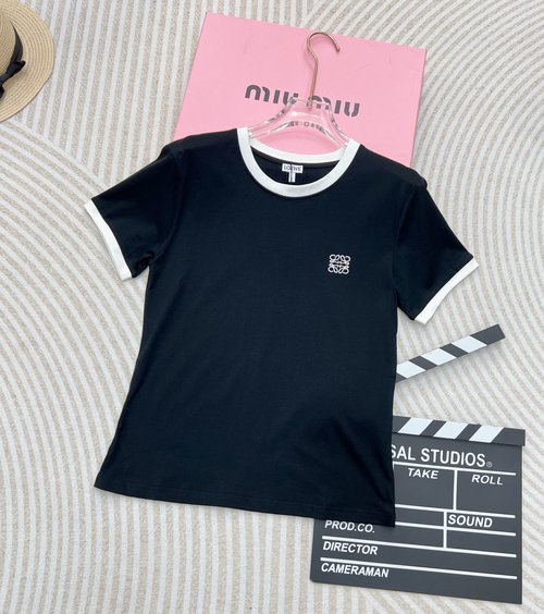 Loewe Classic Embroidered Cotton T-Shirt