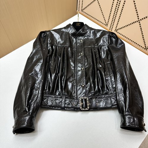 Chanel Exclusive Imported Lambskin Coat, Elegant and Slimming