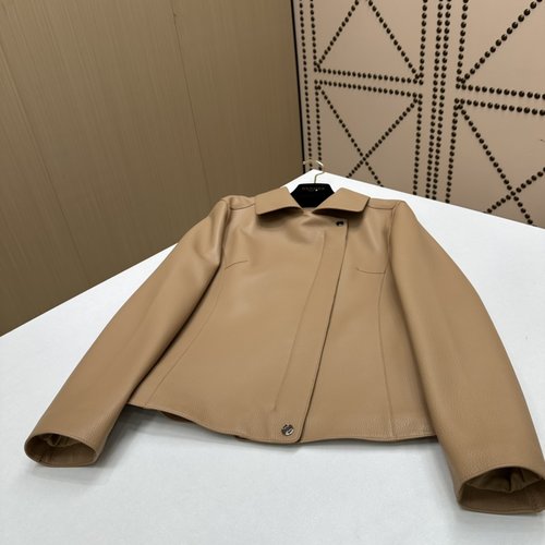 Hermes Exclusive Premiere! High-End Original Single-Piece Khaki Zipper Jacket