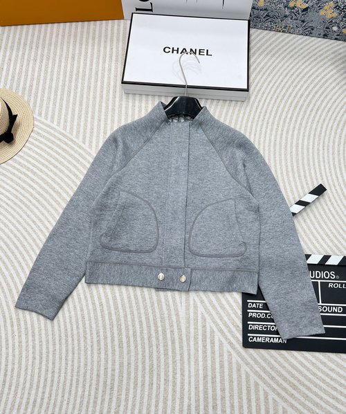 Dior Double-Sided Cashmere Jacket with Timeless Monogram Pattern