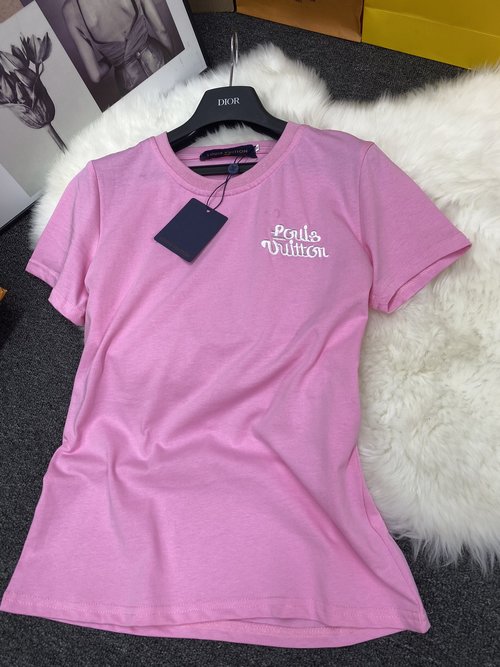 Louis Vuitton Tyler Collaboration Embroidered Short-Sleeved T-Shirt