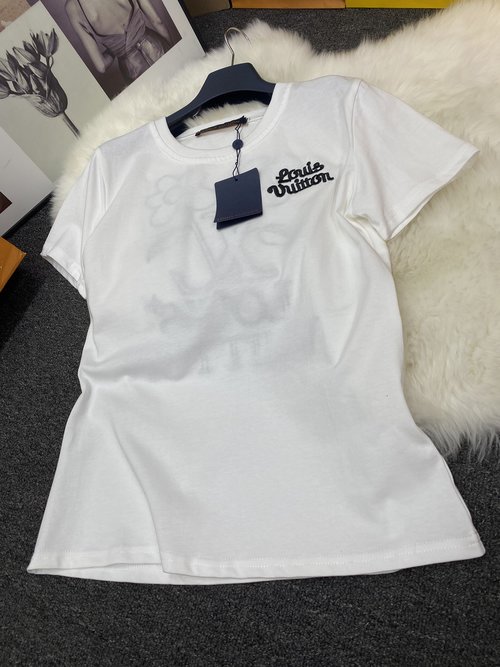 Louis Vuitton Tyler Collaboration Embroidered Short-Sleeved T-Shirt