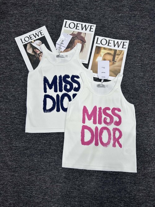 Dior Classic Letter Sling Vest, Lightweight and High-end Fashion